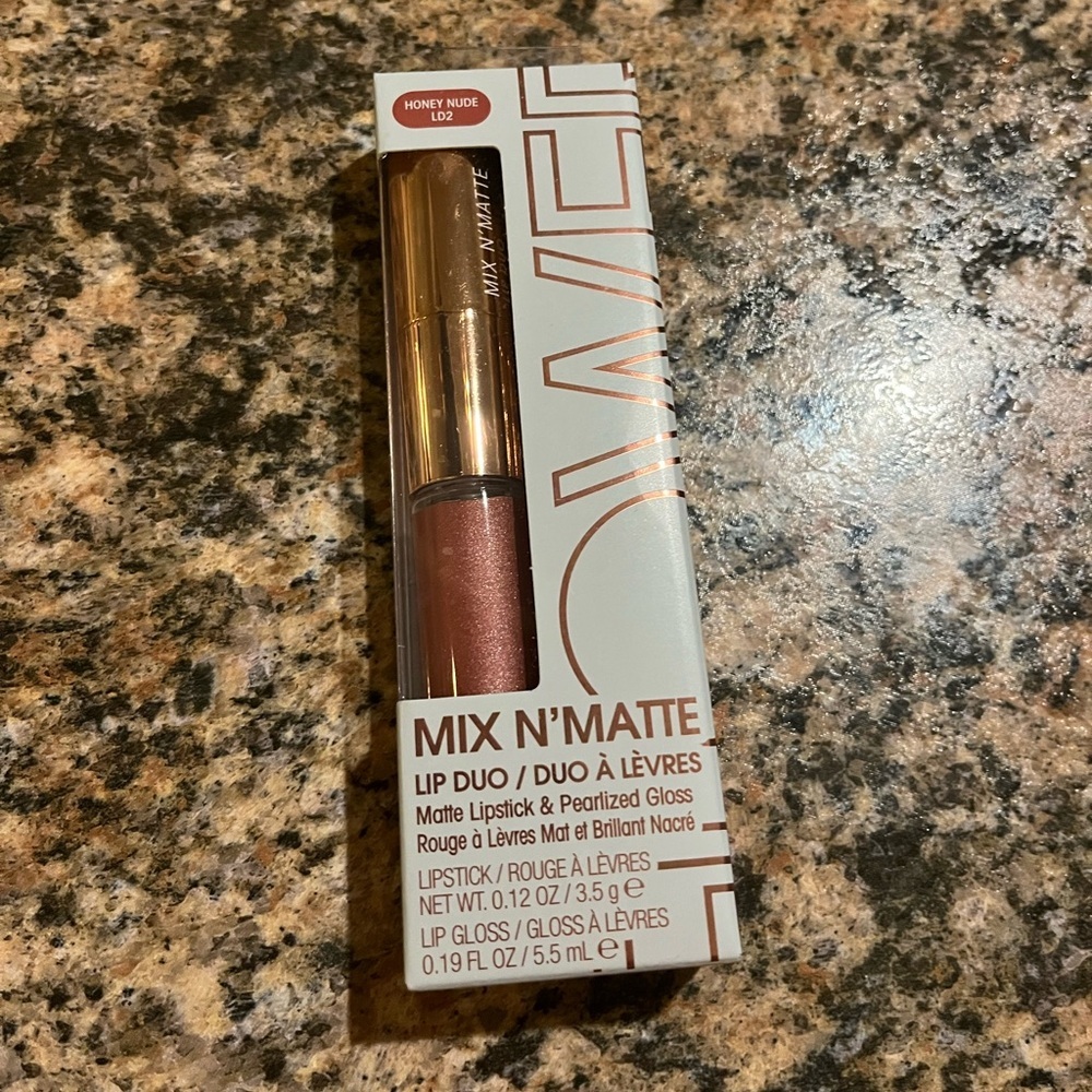FLOWER mix n’ matte Lip Duo Matte Lipstick & Pearlized Gloss